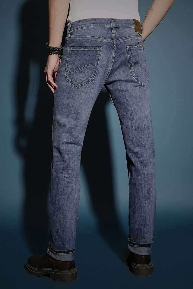 Light-Wash-Cotton-Slim-Fit-Men-s-Jeans