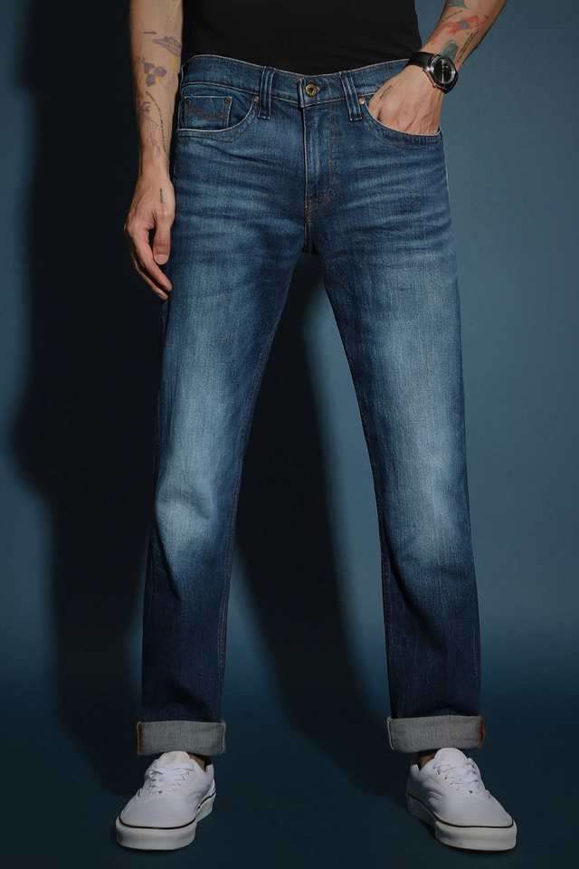 Light-Wash-Cotton-Slim-Fit-Men-s-Jeans