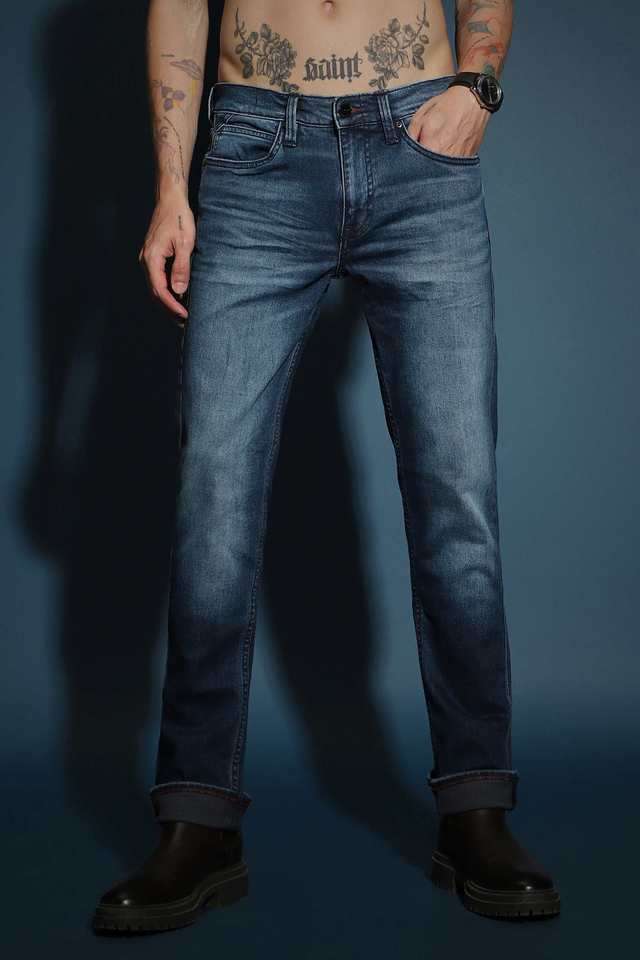 Light-Wash-Cotton-Slim-Fit-Men-s-Jeans