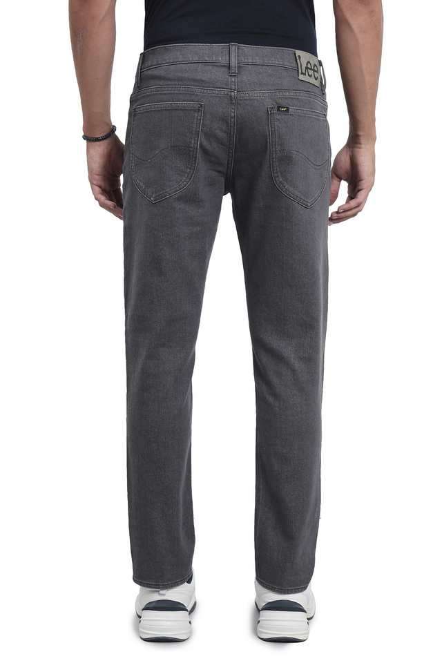 Light-Wash-Polyester-Skinny-Fit-Men-s-Jeans