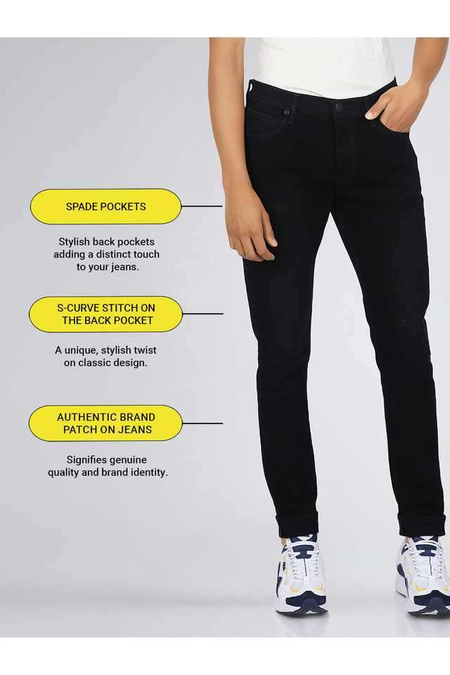 Light-Wash-Cotton-Skinny-Fit-Men-s-Jeans