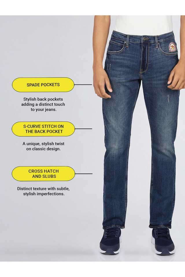 Light-Wash-Cotton-Straight-Fit-Men-s-Jeans