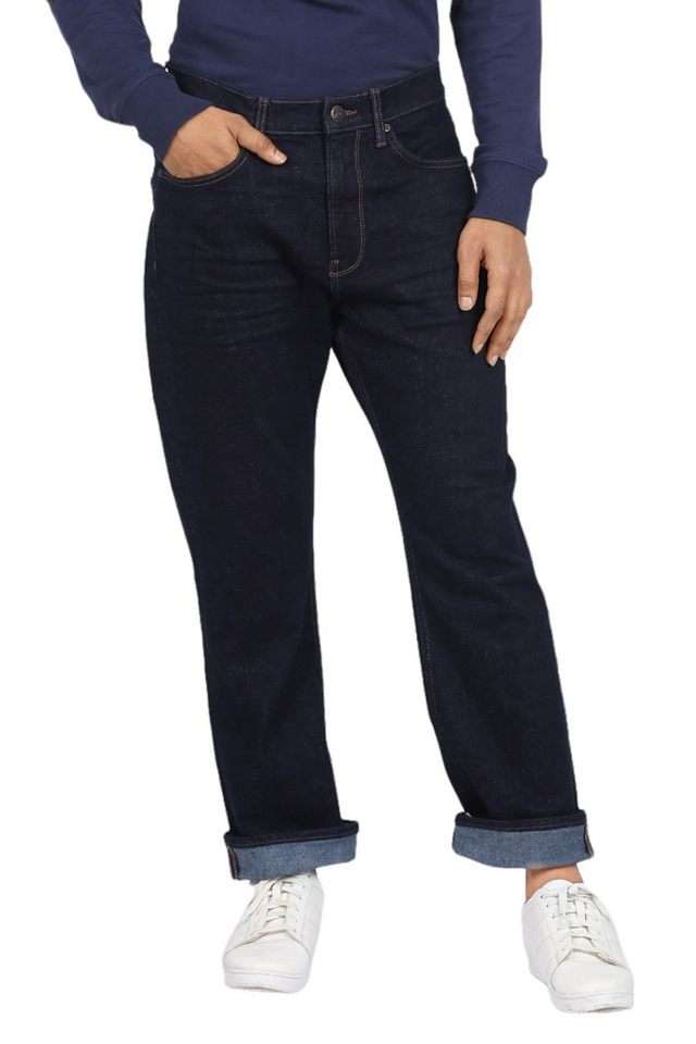 Light-Wash-Blended-Fabric-Regular-Fit-Men-s-Jeans