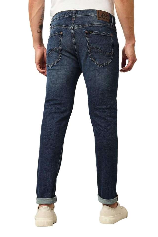 Light-Wash-Cotton-Blend-Slim-Fit-Men-s-Jeans