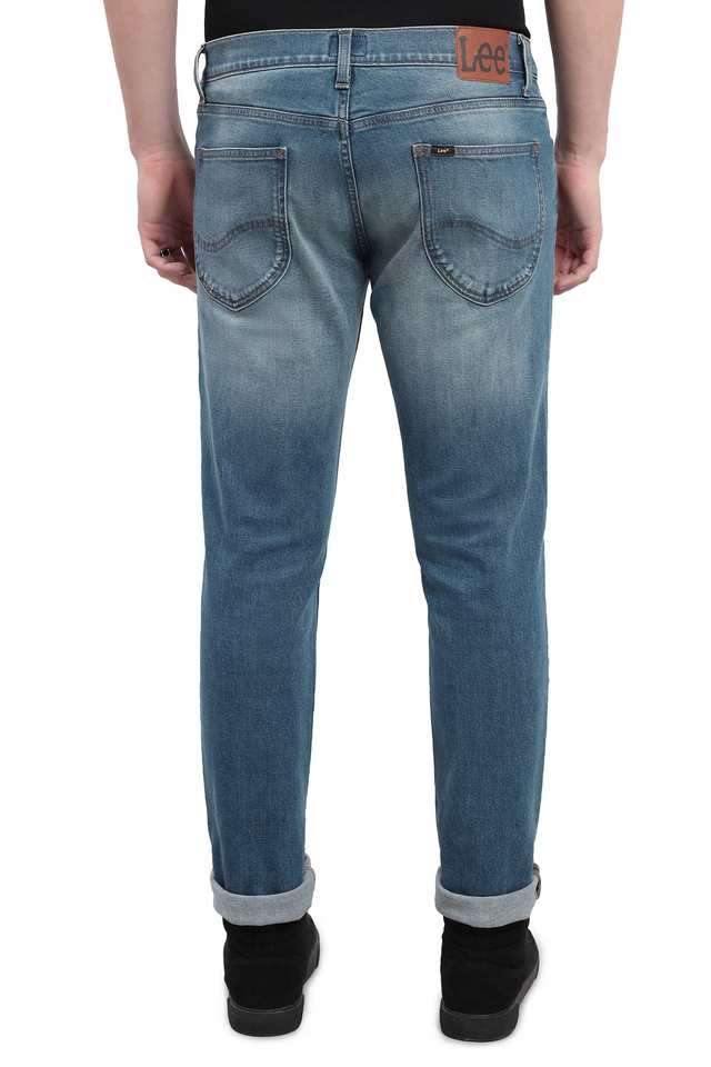 Light-Wash-Cotton-Tapered-Fit-Men-s-Jeans