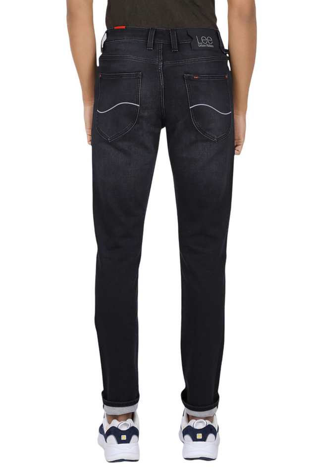 Light-Wash-Polyester-Skinny-Fit-Men-s-Jeans