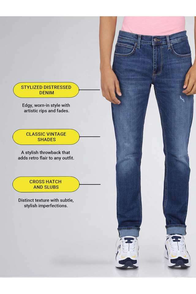 Light-Wash-Cotton-Tapered-Fit-Men-s-Jeans