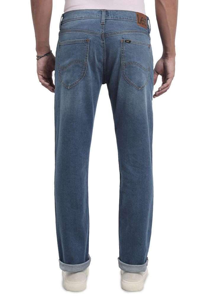 Light-Wash-Blended-Fabric-Tapered-Fit-Men-s-Jeans