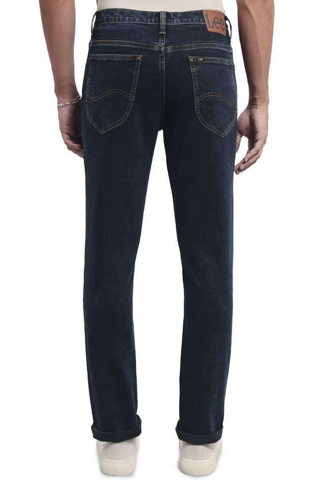 Light-Wash-Polyester-Skinny-Fit-Men-s-Jeans