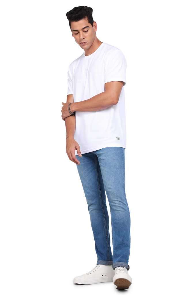 Light-Wash-Cotton-Skinny-Fit-Men-s-Jeans