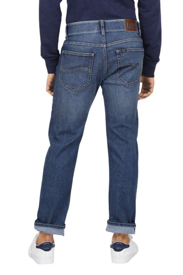 Light-Wash-Blended-Fabric-Regular-Fit-Men-s-Jeans