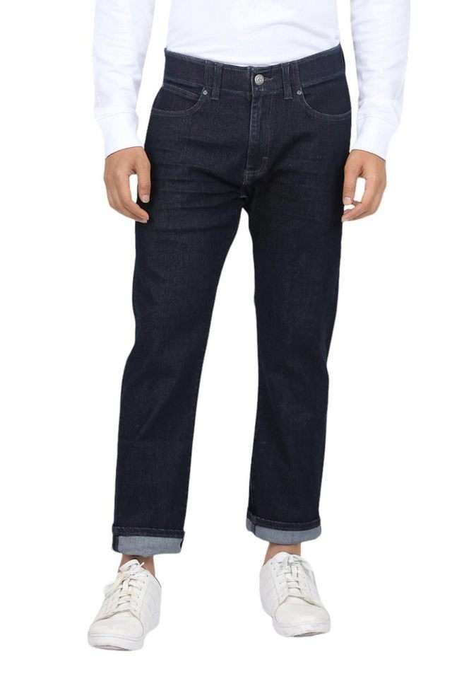 Light-Wash-Blended-Fabric-Regular-Fit-Men-s-Jeans