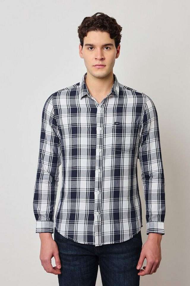 Checks-Cotton-Slim-Fit-Men-s-Casual-Wear-Shirt