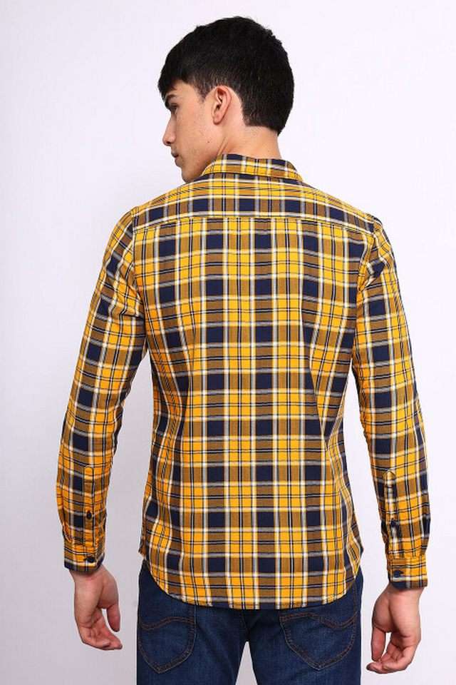 Checks-Cotton-Slim-Fit-Men-s-Casual-Wear-Shirt