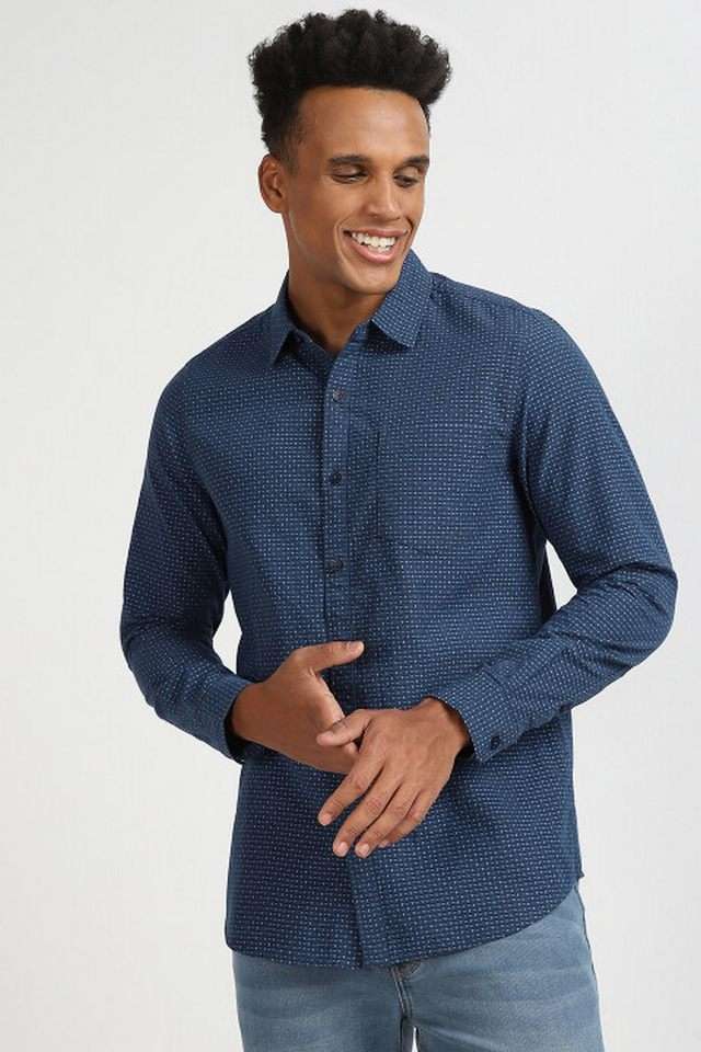 Printed-Cotton-Slim-Fit-Men-s-Casual-Wear-Shirt