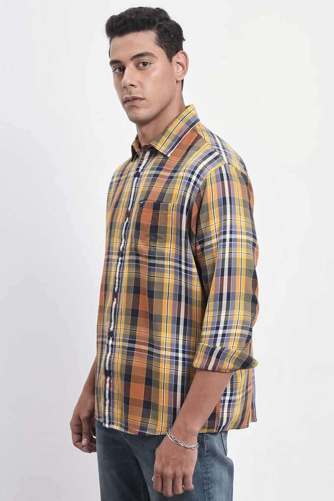 Checks-Cotton-Regular-Fit-Men-s-Casual-Shirt