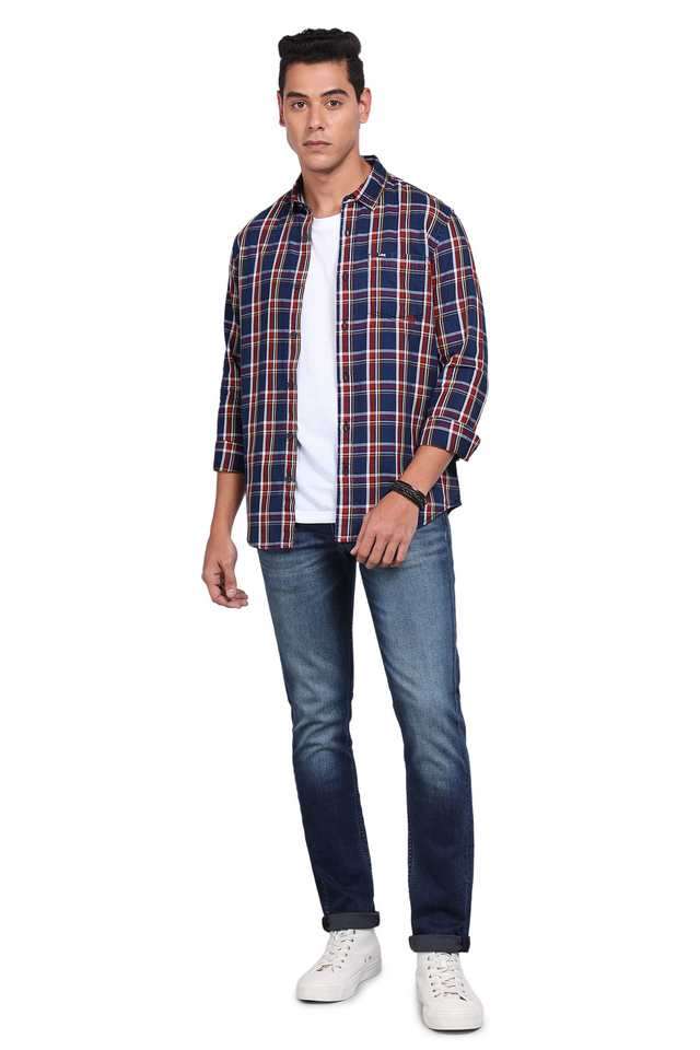 Checks-Cotton-Regular-Fit-Men-s-Casual-Shirt