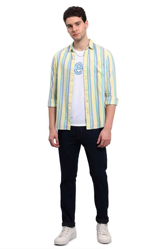 Stripes-Cotton-Slim-Fit-Men-s-Casual-Shirt