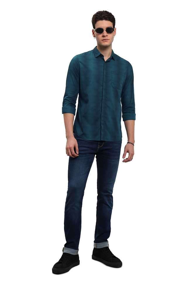 Printed-Cotton-Slim-Fit-Men-s-Casual-Shirt