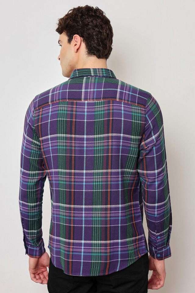 Checks-Cotton-Regular-Fit-Men-s-Casual-Wear-Shirt