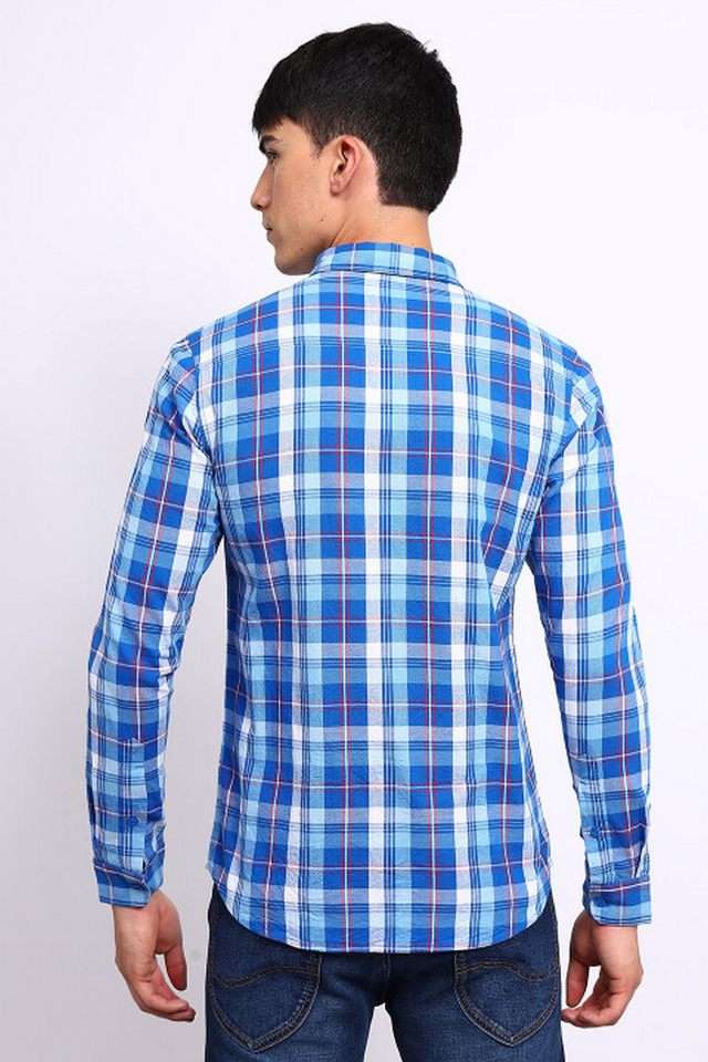 Checks-Cotton-Slim-Fit-Men-s-Casual-Wear-Shirt