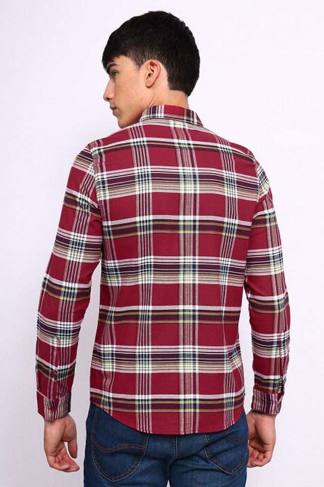 Checks-Cotton-Slim-Fit-Men-s-Casual-Wear-Shirt