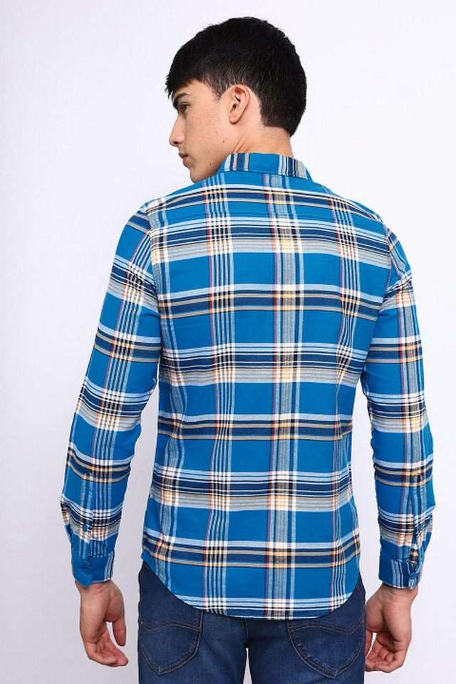 Checks-Cotton-Slim-Fit-Men-s-Casual-Wear-Shirt