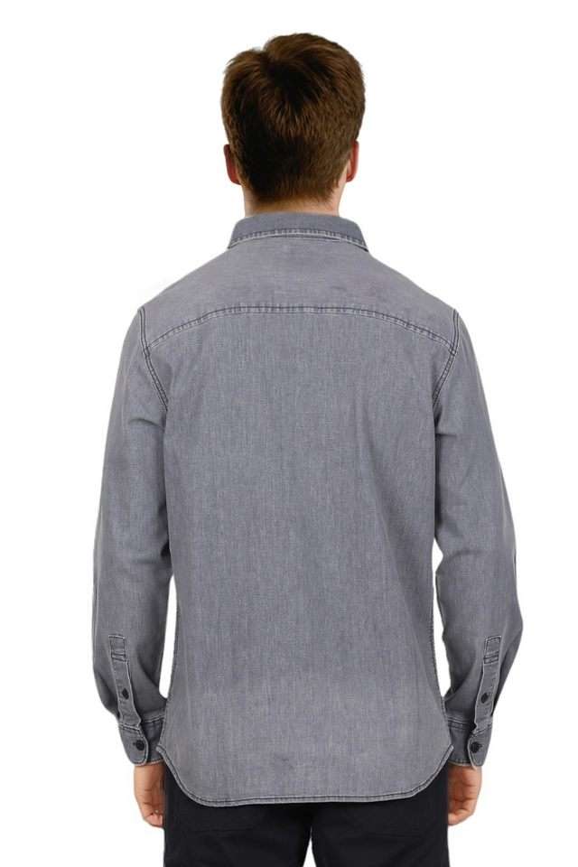 Solid-Blended-Fabric-Regular-Fit-Men-s-Casual-Wear-Shirt