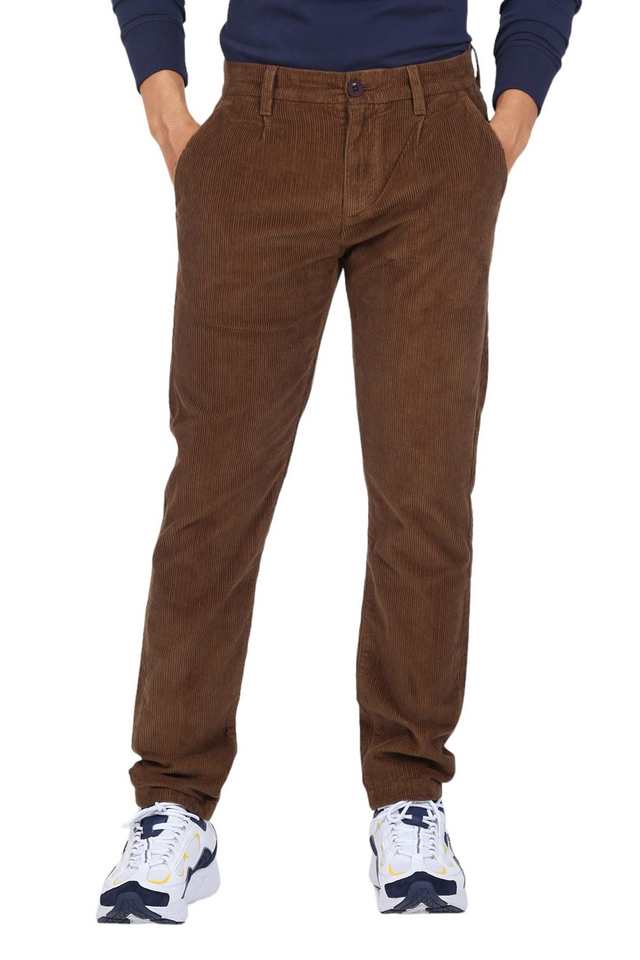 Solid-Cotton-Slim-Fit-Men-s-Casual-Wear-Trousers