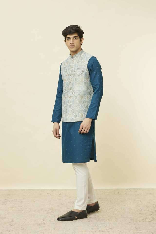Jaquard-Regular-Fit-Men-s-Casual-Wear-Nehru-Jacket