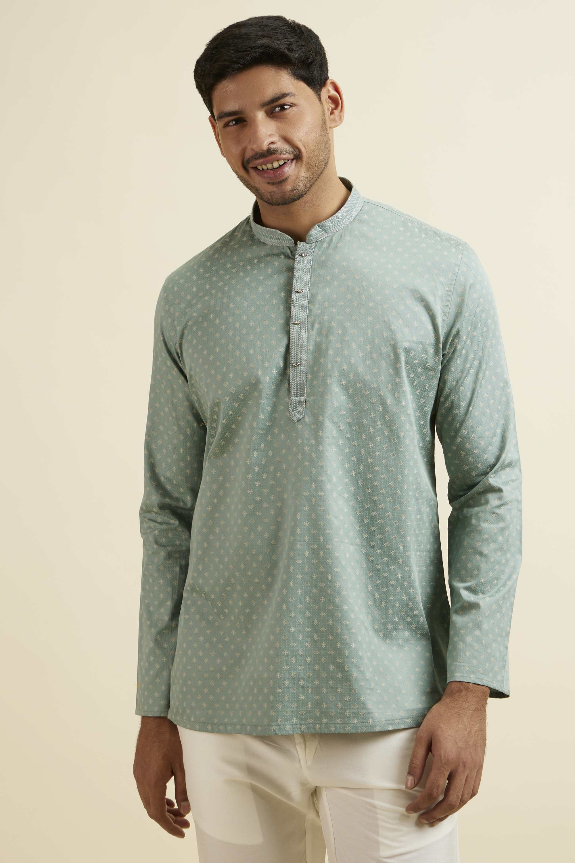 Printed-Cotton-Regular-Fit-Men-Kurta