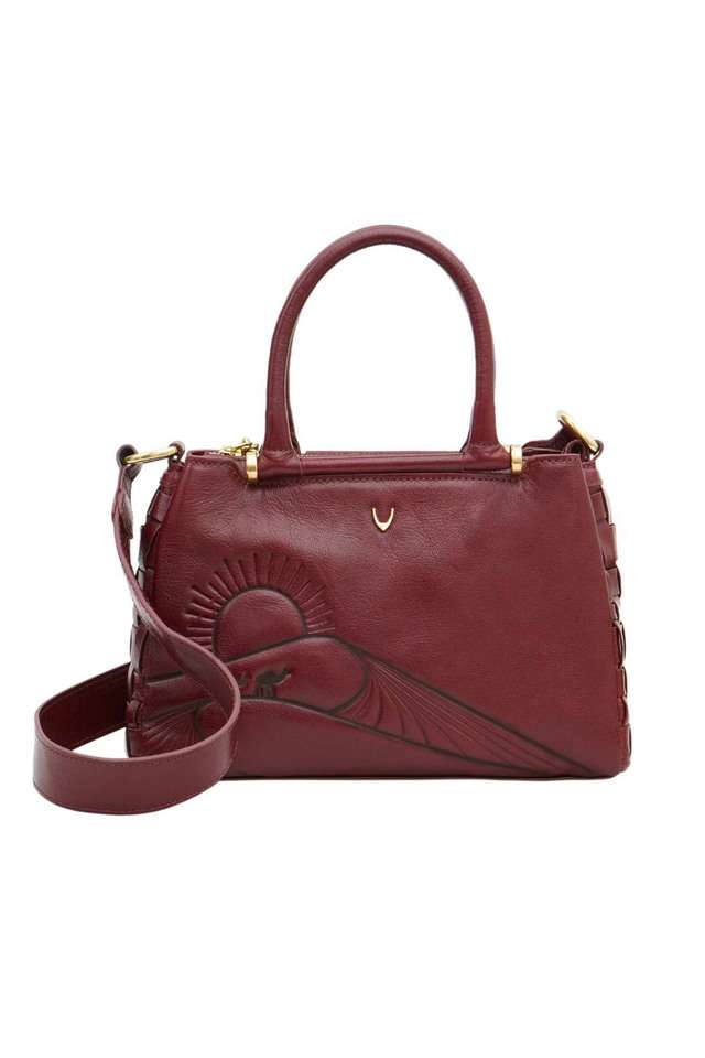 Pure-Leather-Zipper-Closure-Women-s-Shoulder-Bag