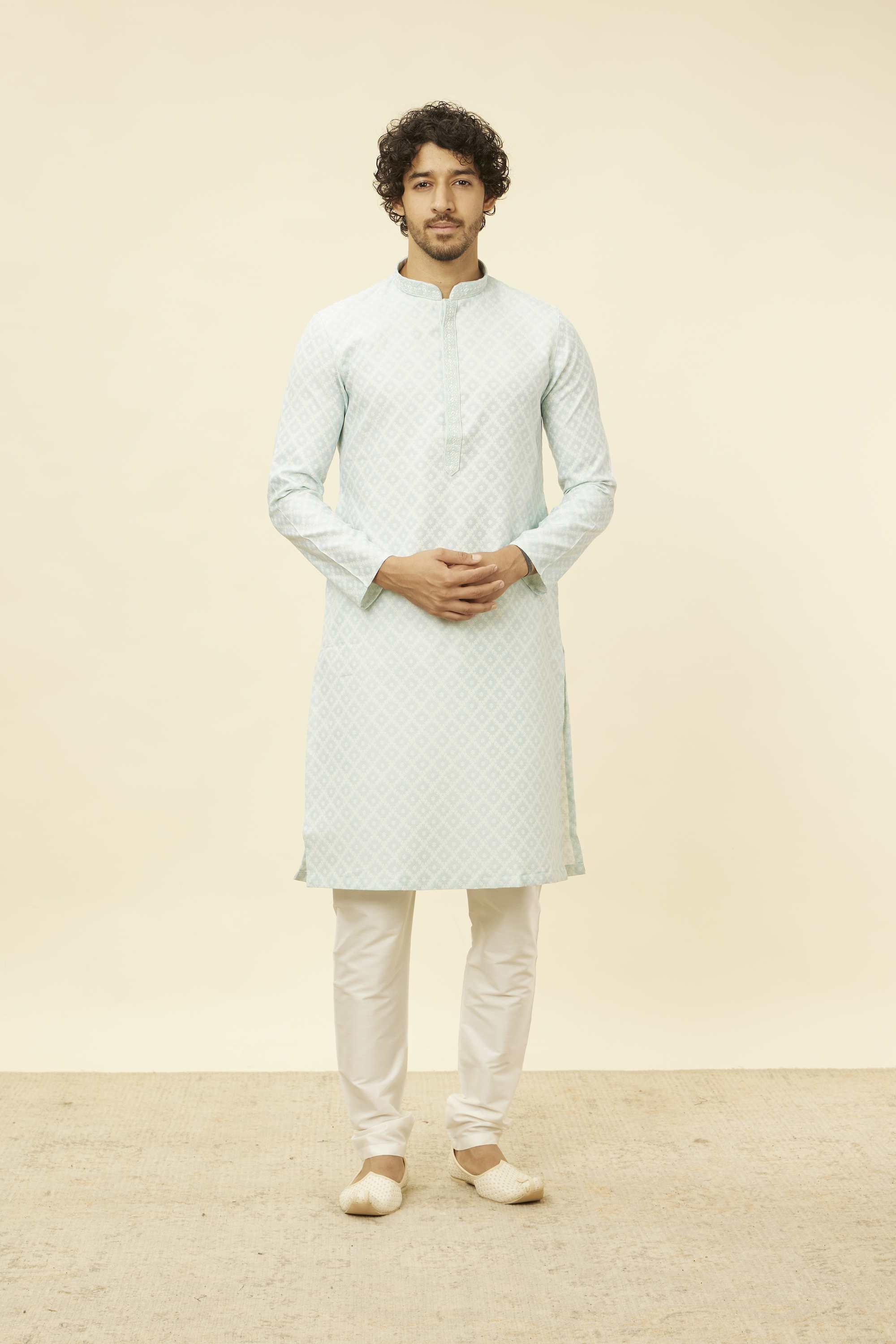 Embroidered-Silk-Regular-Fit-Men-Kurta-Set