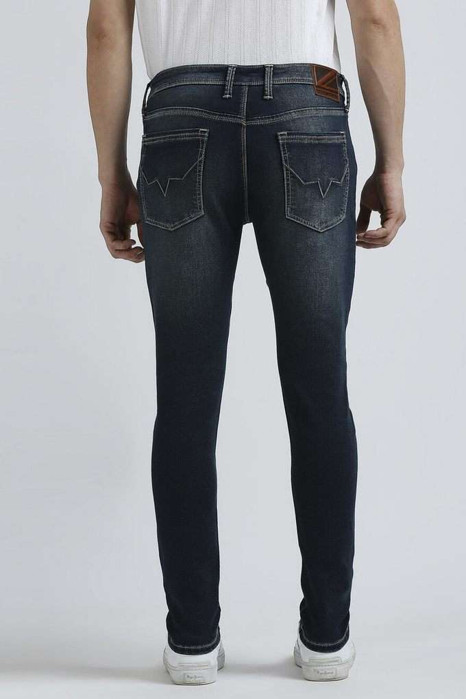 Light-Wash-Polyester-Slim-Fit-Men-Jeans