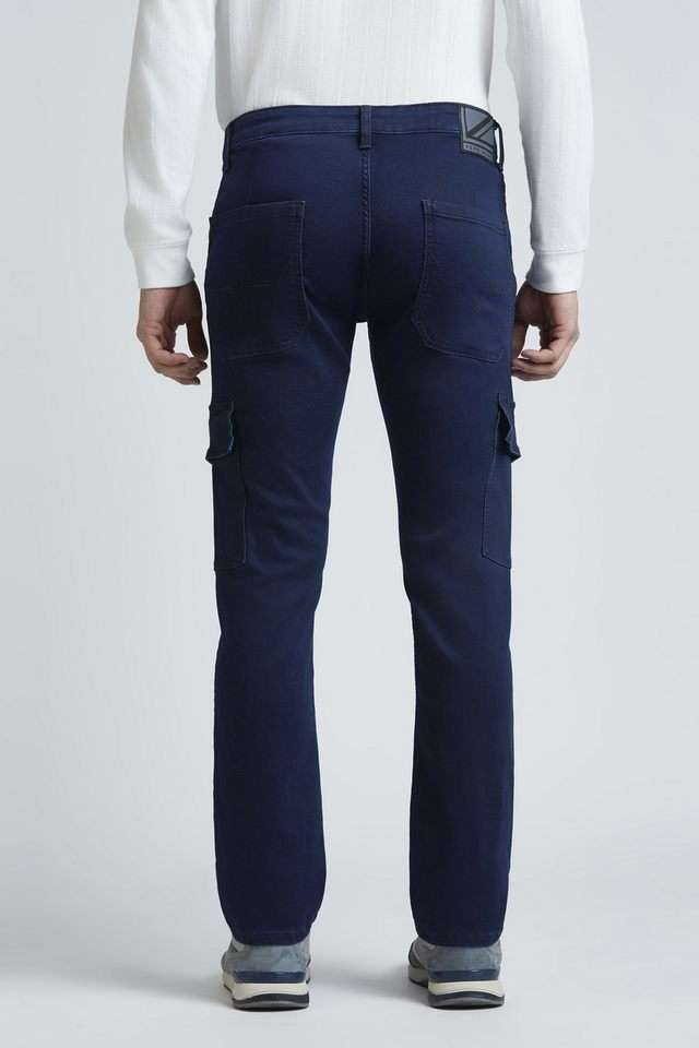 Light-Wash-Polyester-Straight-Fit-Men-s-Jeans