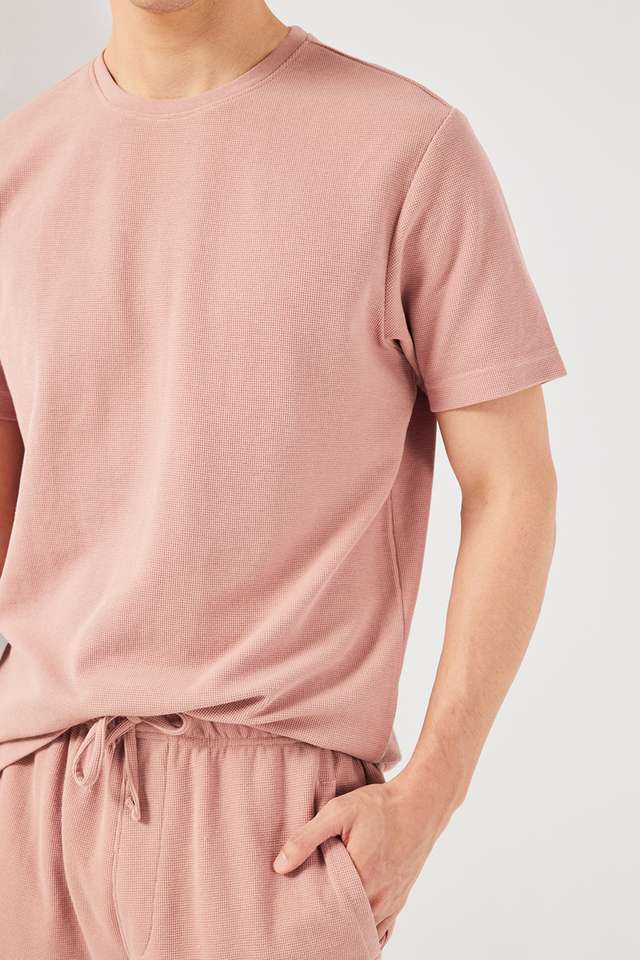 Solid-Full-Length-Blended-Fabric-Men-s-Set