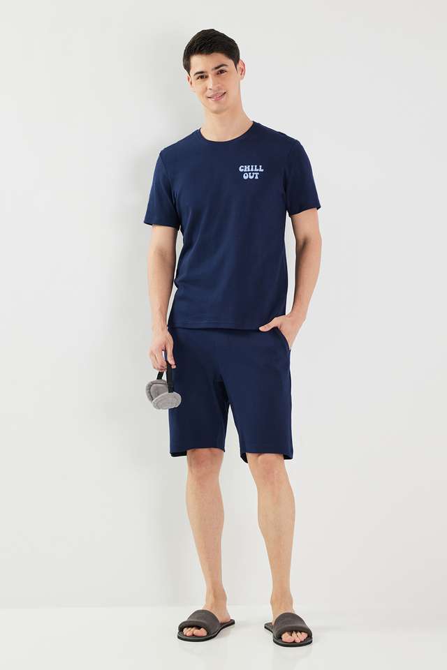 Solid-Cotton-Regular-Fit-Men-s-Co-Ord-Set