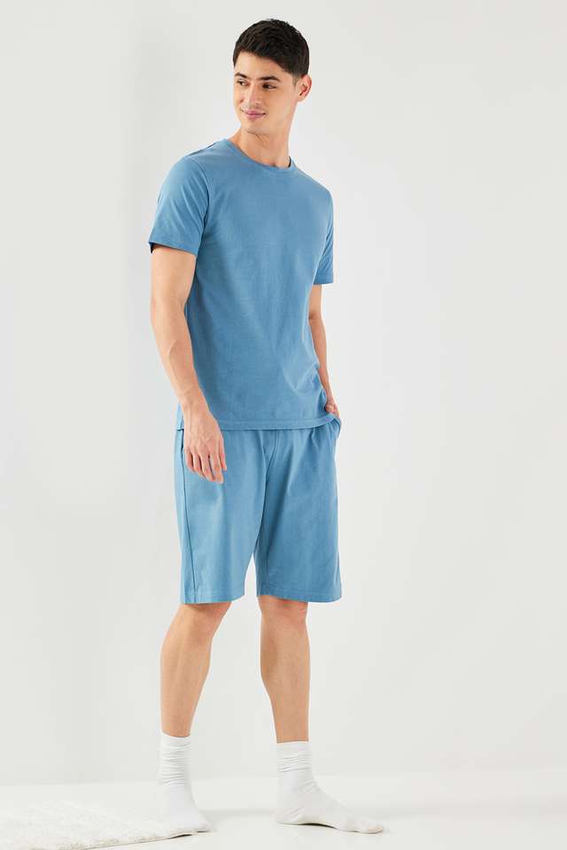 Solid-Cotton-Men-s-Shorts