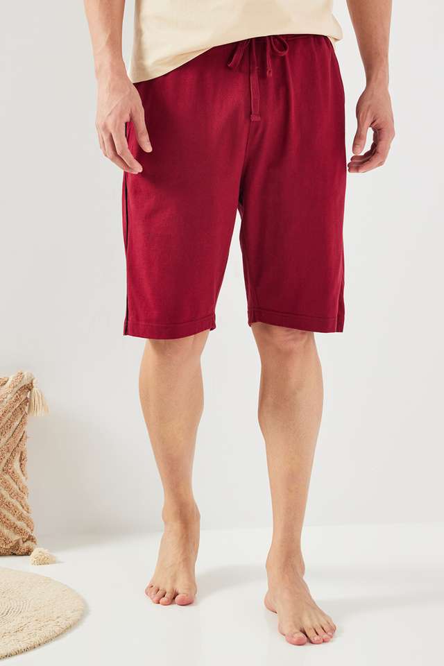 Solid-Cotton-Men-s-Shorts
