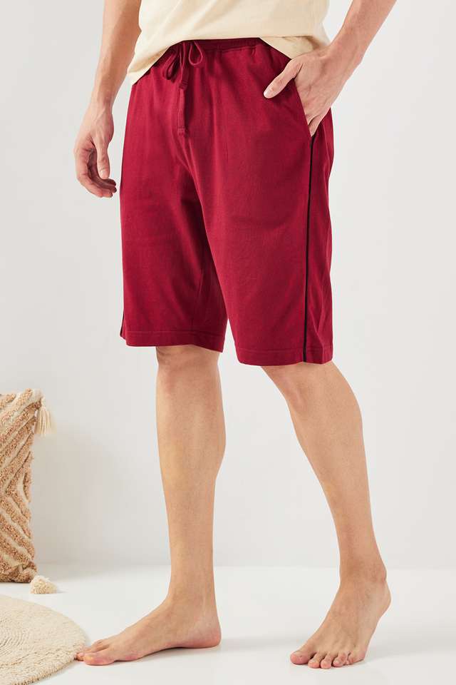Solid-Cotton-Men-s-Shorts