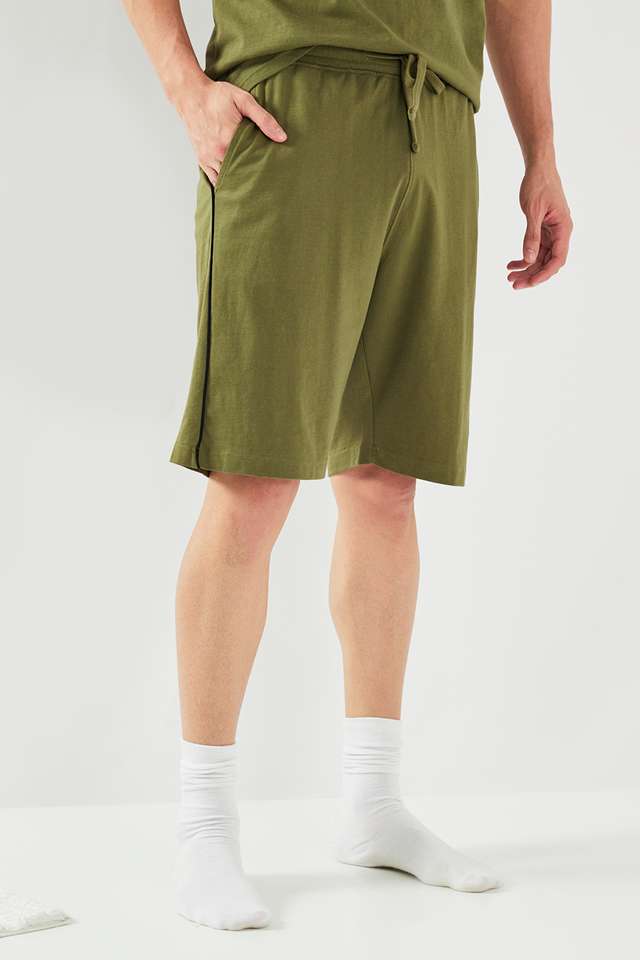 Solid-Cotton-Men-s-Shorts