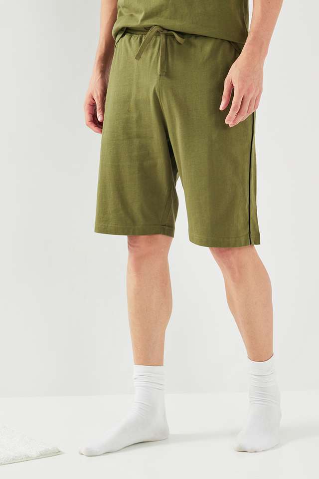 Solid-Cotton-Men-s-Shorts