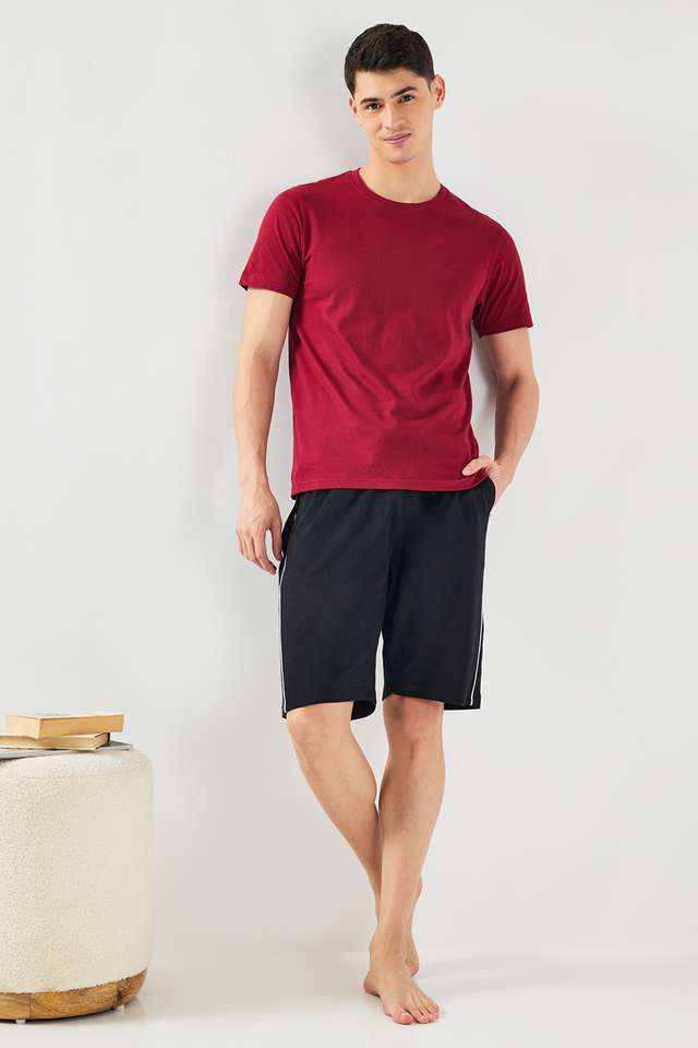 Solid-Cotton-Men-s-Shorts