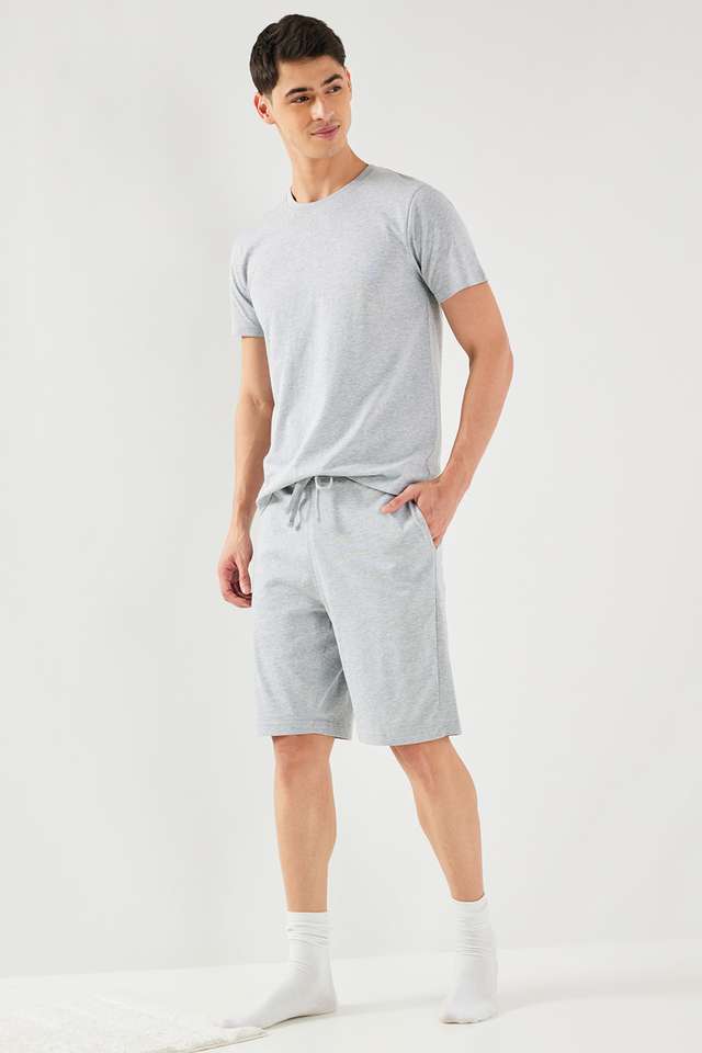 Solid-Cotton-Regular-Fit-Men-T-Shirt