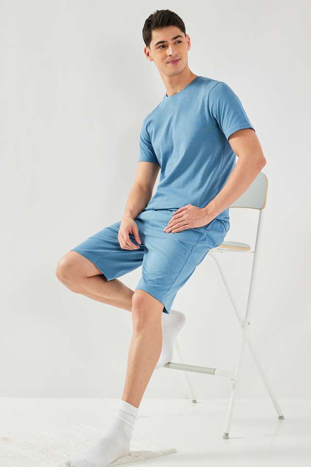 Solid-Cotton-Round-Neck-Men-s-T-Shirt