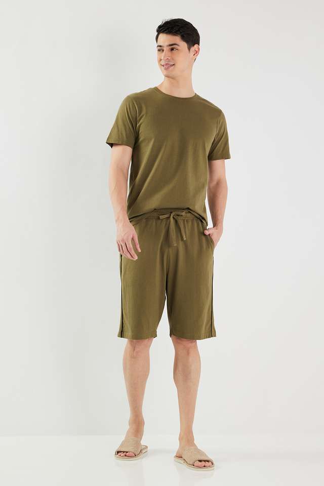 Solid-Cotton-Round-Neck-Men-s-T-Shirt