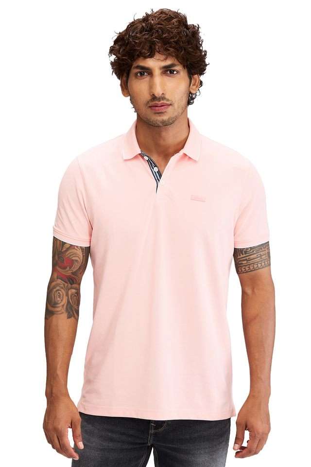 Solid-Cotton-Polo-Men-s-T-Shirt