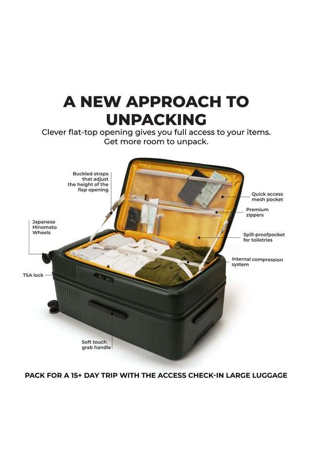 The-Check-in-Large-Luggage---Seaweed-Green