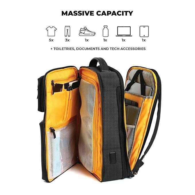 Buy Mokobara Black The Overnighter Backpack - 23L Crypto 2.0