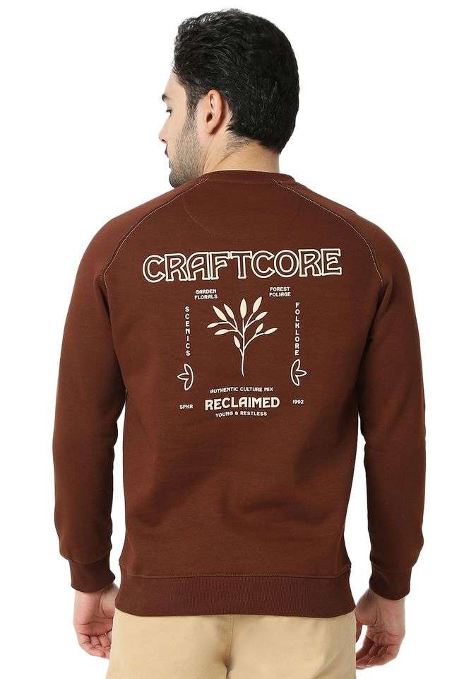 Solid-Blended-Fabric-Regular-Fit-Men-s-Sweatshirt